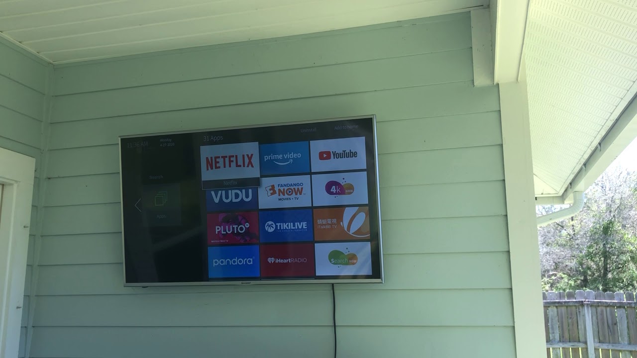Using An Indoor Tv Outdoors