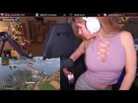 She forgets that she is streaming