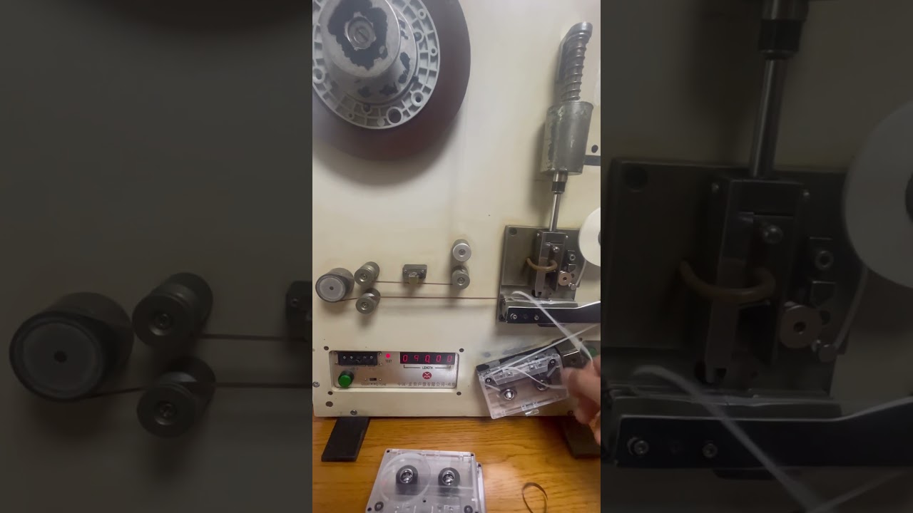 Semi auto audio cassette tape loader