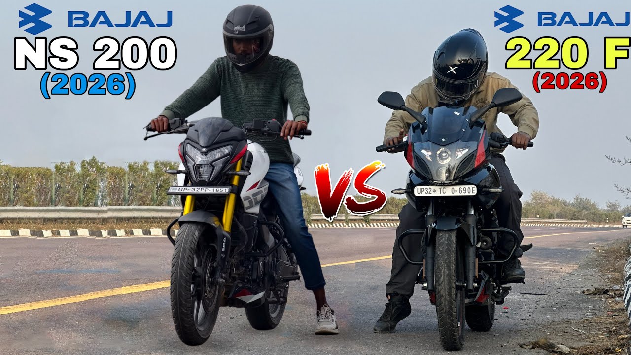 2026 Bajaj Pulsar 220F vs 2026 Bajaj Pulsar Ns200 || Drag Race || Unexpected Results 