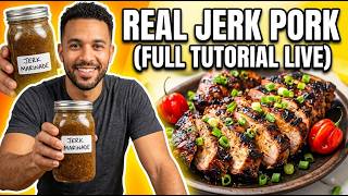 LIVE COOKING JAMAICAN JERK PORK JUST LIKE RESTAURANT!