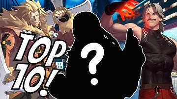 MY TOP 10 FAVORITE FIGHTING GAME CHARACTERS OF ALL TIME
