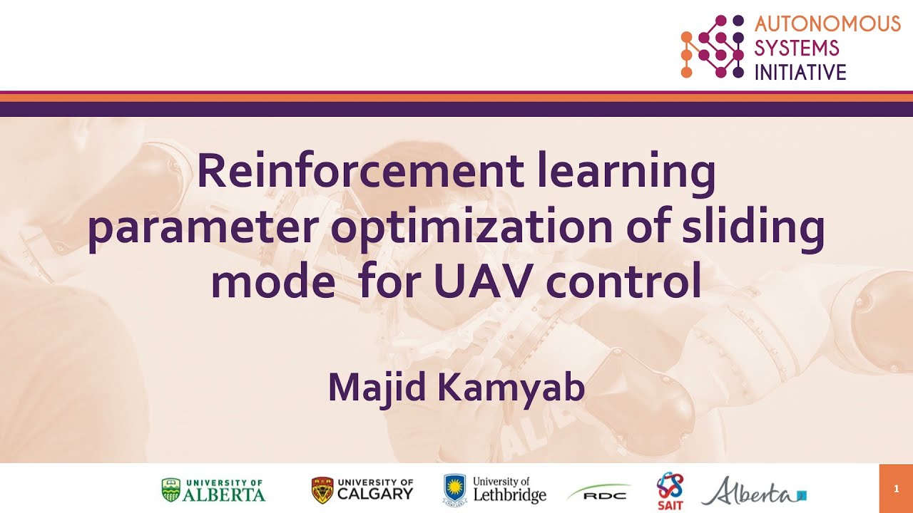 Coupled reinforcement learning sliding mode control of UAV
