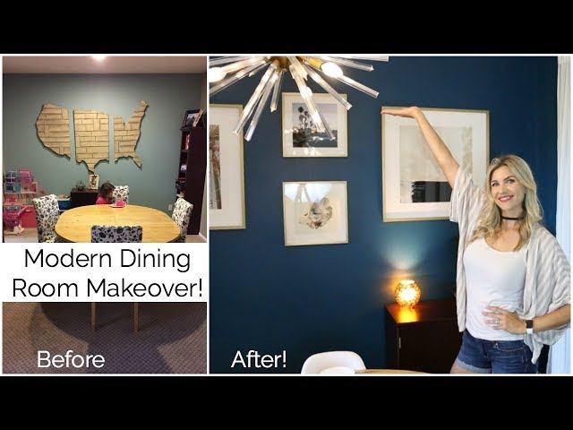 My Modern Dining Room Makeover