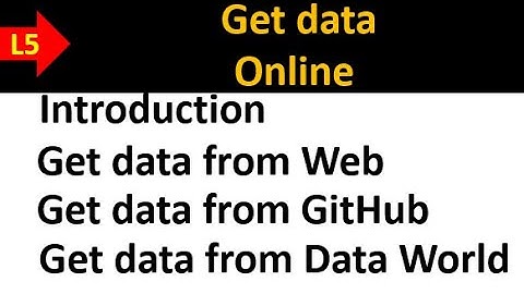 5 | Get Data from Online Services to Power BI | Get Data from  WEB, GitHub, Data World | Urdu