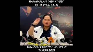 Viral Ramalan Mbak You Terkait Jatuhnya Pesawat Sriwijaya Air Sj 182 viral2021