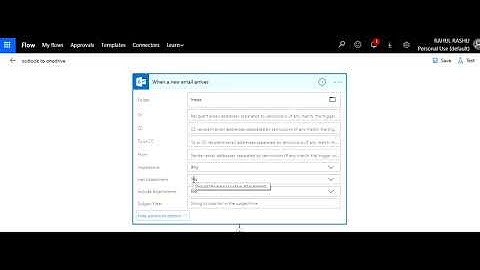 Microsoft Power Automate Tutorial  Outlook to Onedrive