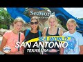 SeaWorld San Antonio Review  - Park Tour and Ride POV | 90+ Countries with 3 Kids