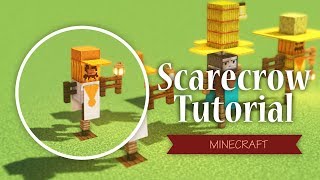 マインクラフト 畑にあるカカシの作り方 建築講座 Youtube