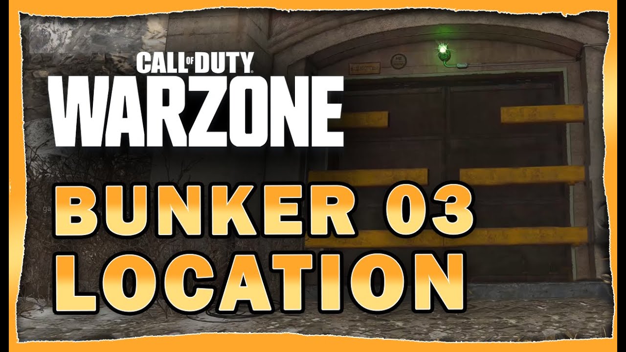 Call of Duty Warzone Bunker 03 [Location] - YouTube