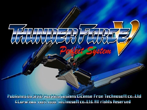 PSX Thunder Force V: Perfect System - YouTube