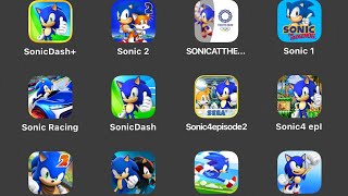 Sonic English: Sonic Jump Fever,Sonic Runners Adventure,Sonic the Hedgehog 4,Sonic Dash / Sonic Jump