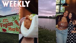 weekly vlog ♡ vegan festival, Saucey Porka, side quests & supporting my girl at her artist mixer