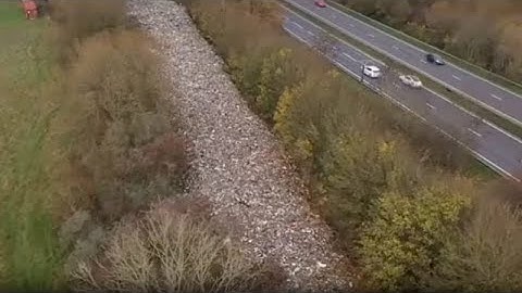 Hundreds of tons of waste dumped in southern England spark ‘ecological disaster’ warning