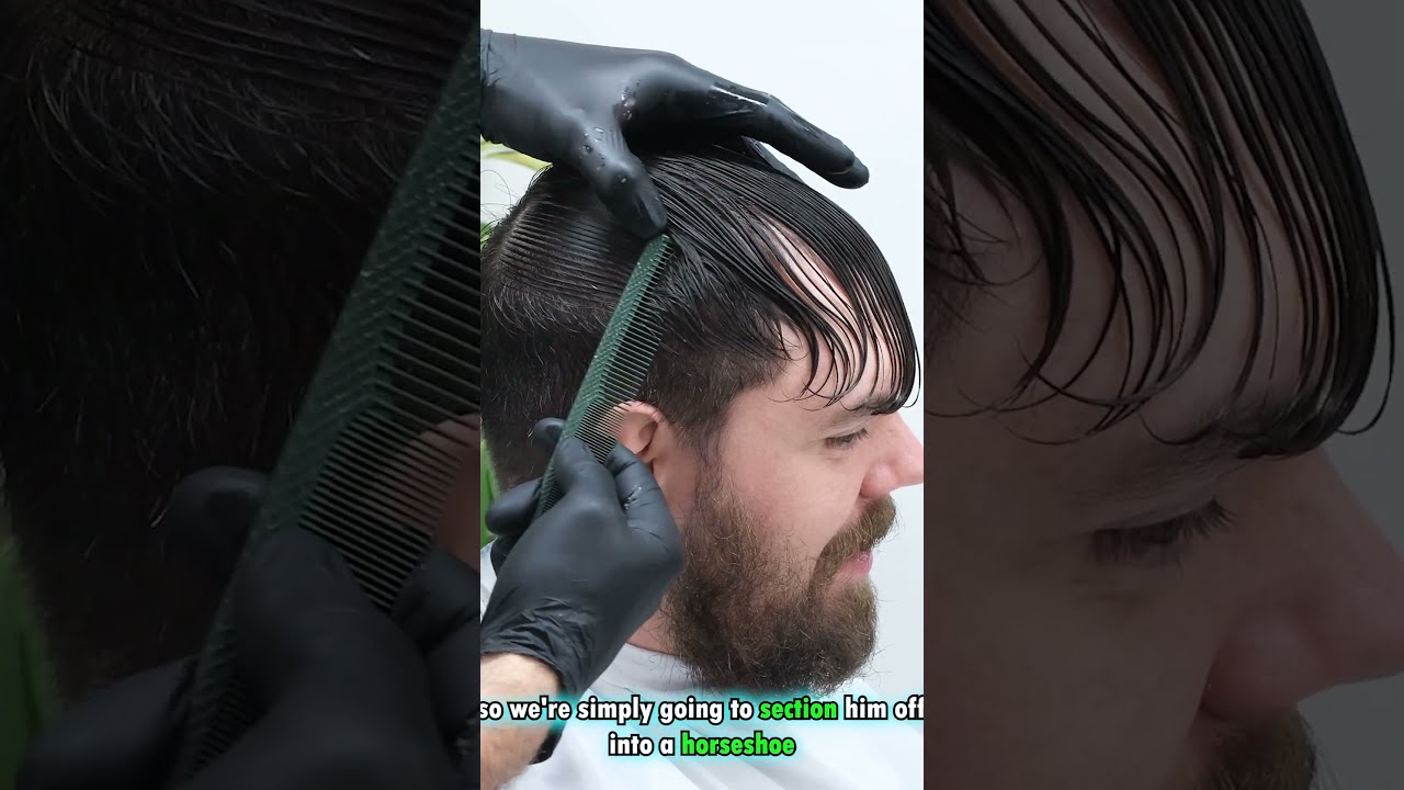 How To Make A Horseshoe Section Barber Tutorial Mens Haircuts