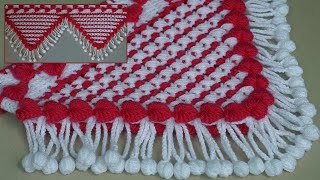 चांदनी गेट तोरण/So beautiful and easy toran, hindi tutorial #jhalar ka design #crochet knitting