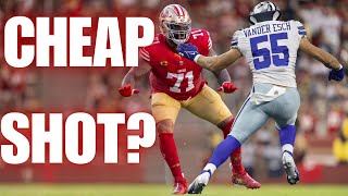Did Trent Williams end Leighton Vander Esch's career?