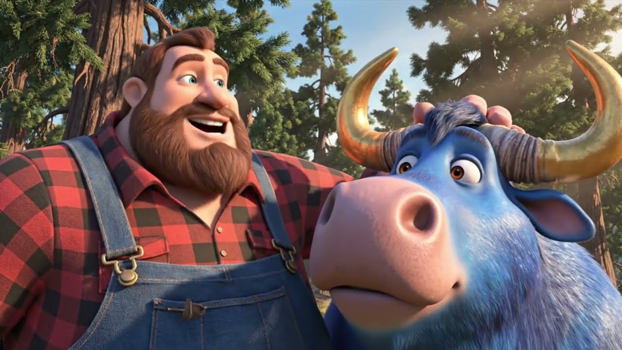 Paul Bunyan & Babe the Blue Ox: Legendary American Folk Hero Adventure