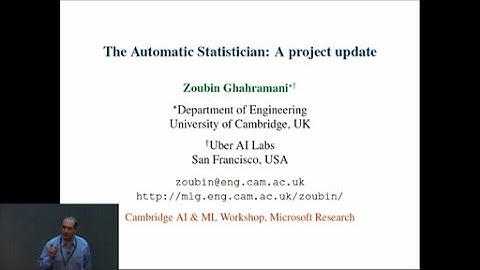 The Automatic Statiscian: a project update