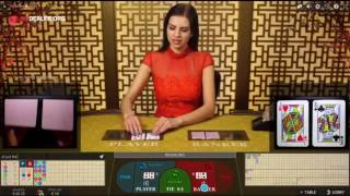 Live Baccarat Controlled Squeeze