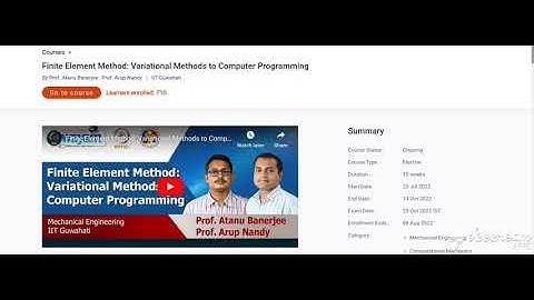💥WEEK 10💥FINITE ELEMENT METHOD: VARIATIONAL METHODS TO COMPUTER PROGRAMMING ASSIGNMENT SOLUTION💥💥