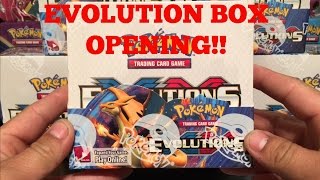 Pokemon  XY Evolutions booster box opening! Part #1 Pokemon TCG unboxing AWESOME PULLS!!