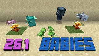The Best Batch of New Babies in Minecraft Yet!!! (New Aquatic babies (26.1)) screenshot 3