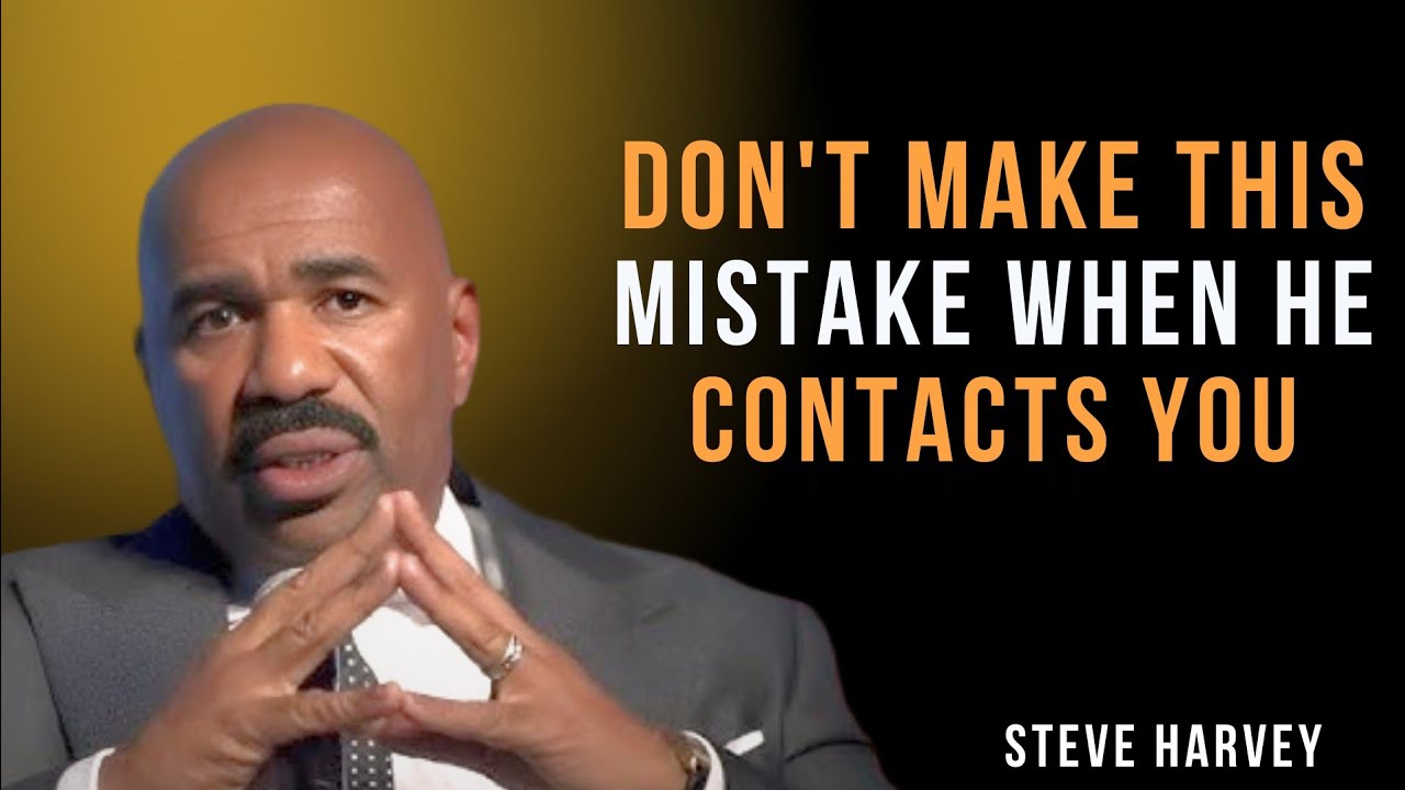 🔥 DON’T TEXT HIM BACK Until You Hear THIS 💔📵 | Steve Harvey’s Brutal Truth