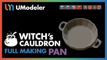 3D Modeling in Unity - Full Making Video of a Pan in the Witch