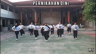 PERNIKAHAN DINI LD | Beginner | Choreo by Hery Lubis | Demo by Momsenna Dance