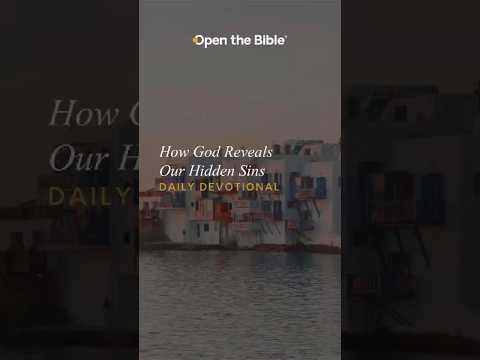 How God Reveals Our Hidden Sins #dailydevotional #hiddensin #christianlife artwork