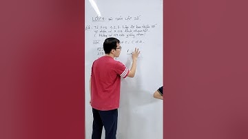 Toán lớp 4 - Lập số tự nhiên có 3 chữ số khác nhau