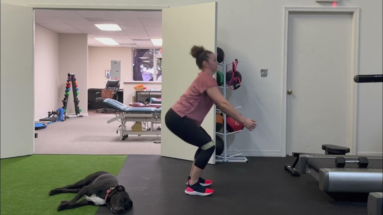 Squats with Band Around Knees YouTube