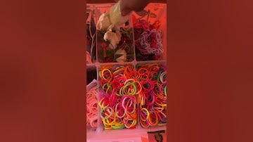 Taylor Swift Albums:Folklore 🧡💛!! #taylorswift #bracelets #rainbowloom #loom #fyp #shorts