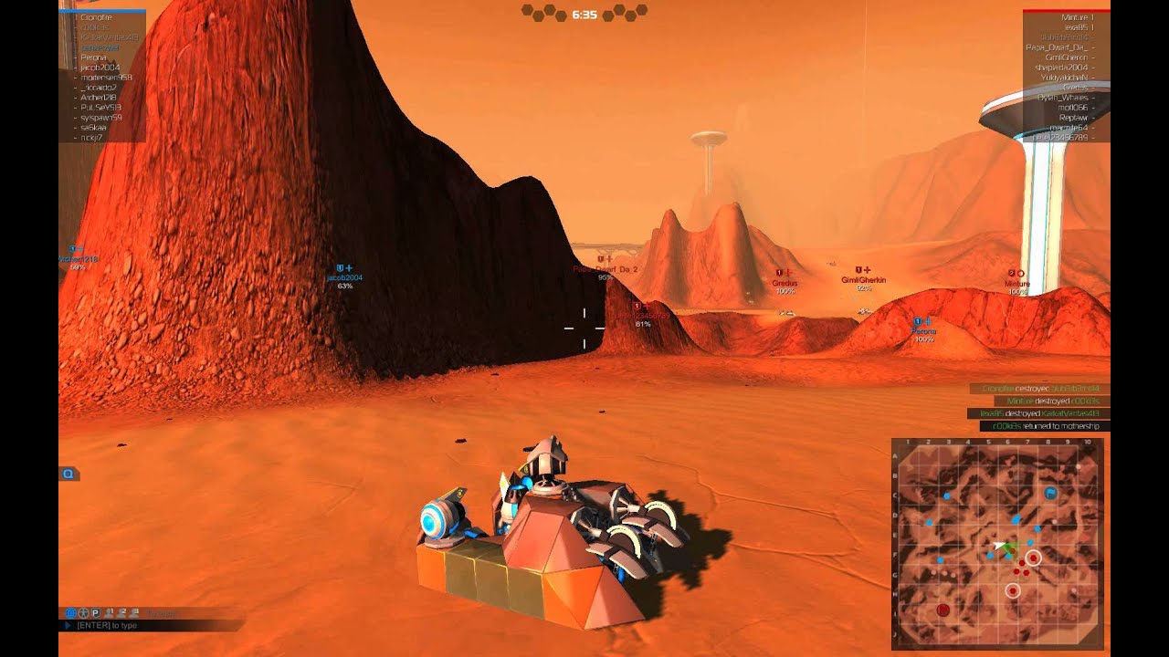 Robocraft - Tier 1 Thruster Sled Gameplay