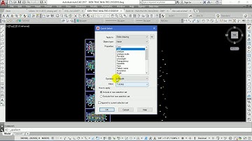 CHỌN NHANH CÁC ĐỐI TƯỢNG TRÊN BẢN VẼ AUTOCAD BẰNG CÔNG CỤ QUICK SELECT
