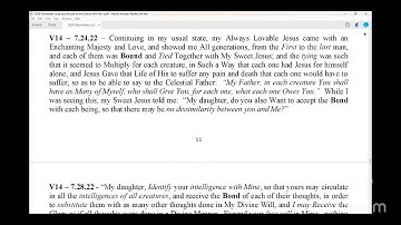 4 - Luisa and Bound In the Divine Will -Rays of Light~Rainbows of Peace - Divine Will Prayer Cenacle
