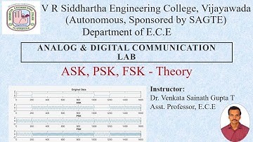 Analog and Digital Communication Lab - ASK FSK PSK (Theory)