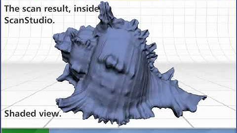 NextEngine 3D Laser Scan of Shell