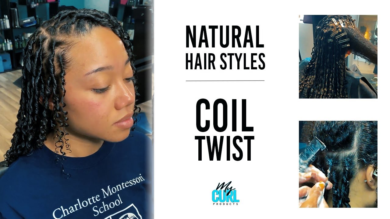 How to Finger Coils Finger Twists Natural Hair  xoNecole Lifestyle  Culture Love  Wellness