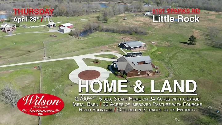 SUNSET RANCH ESTATES ABSOLUTE HOME & 60+/- ACRE LAND AUCTION