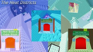 The Neat Districts - Novice Neats ( Hard - Difficult ) | Roblox District 1
