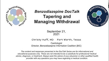DocTalk4: Tapering and Managing Withdrawal w/ Christy Huff, MD