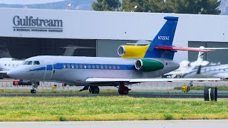 Private Jet Plane Spotting at  Van Nuys Airport (KVNY)