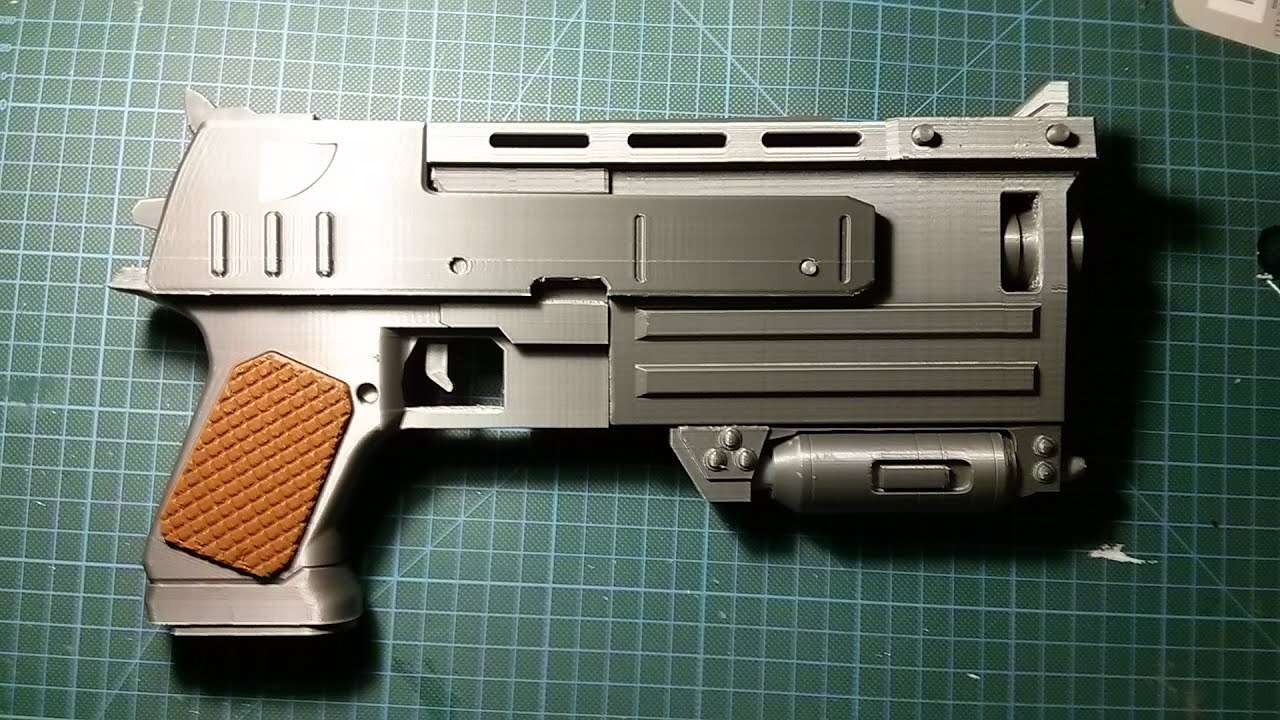 Fallout 3 10 mm Pistol 3D Print YouTube