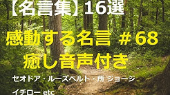 名言集 今日を変えるいい言葉 Youtube