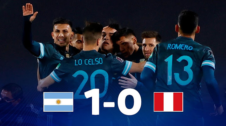 Eliminatorias | Argentina 1-0 Perú | Fecha 12
