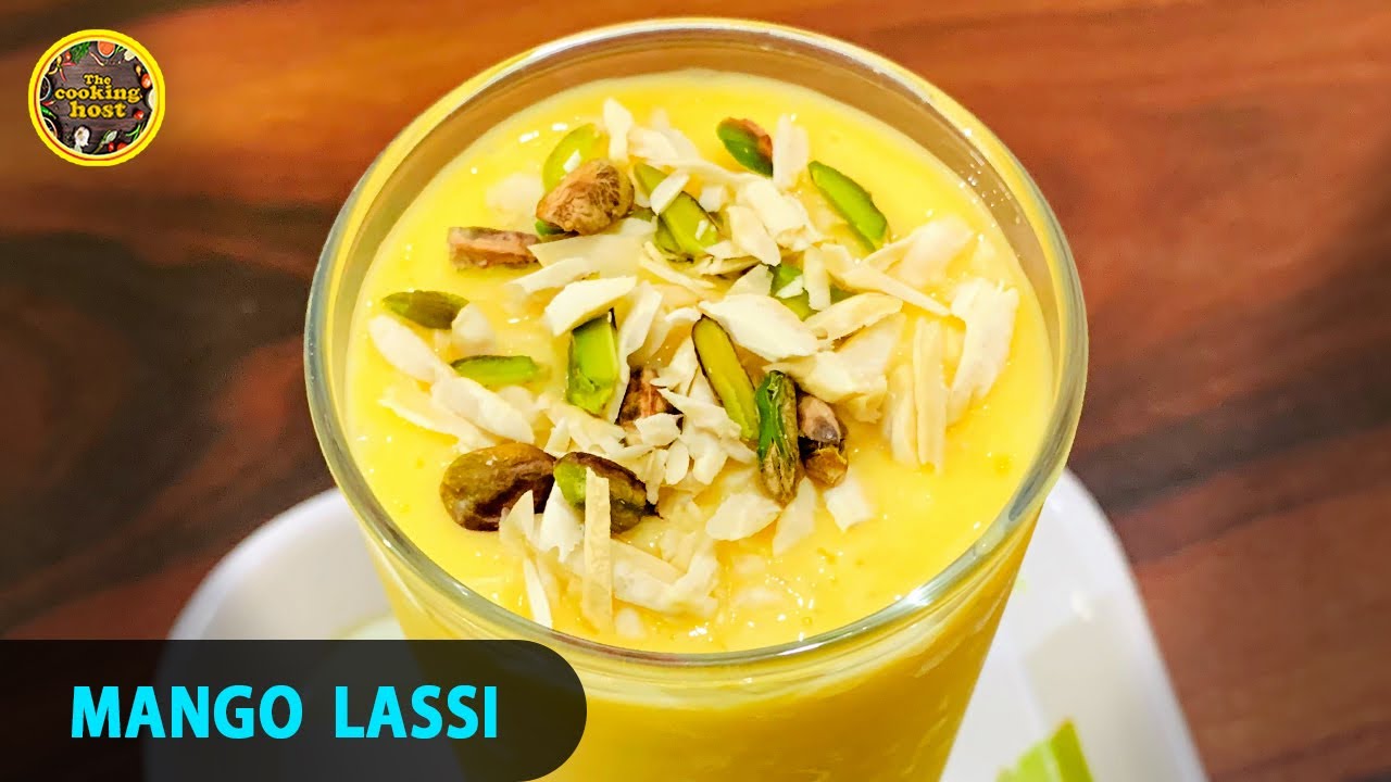 Mango Lassi Recipe | Mango Yogurt Smoothie | Summer Drink Lassi in