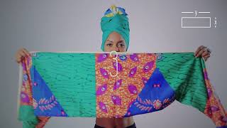 Tutorial Turbante + Top Kimono por Thaís Muniz