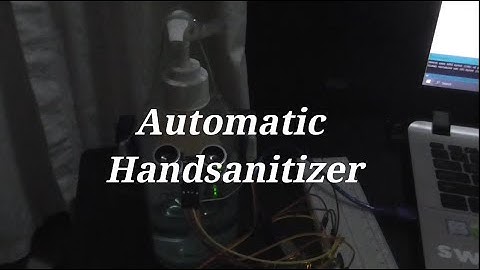 Hand Sanitizer Otomatis Menggunakan Sensor Ultrasonik (HC-SR04)
